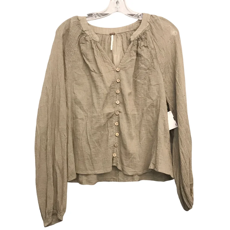 While Supplies Last Top Ls By Free People In Green, Size:L
