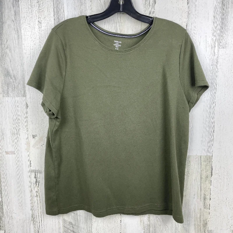 Buy Now Top Short Sleeve Basic By Croft And Barrow O  Size: Xxl