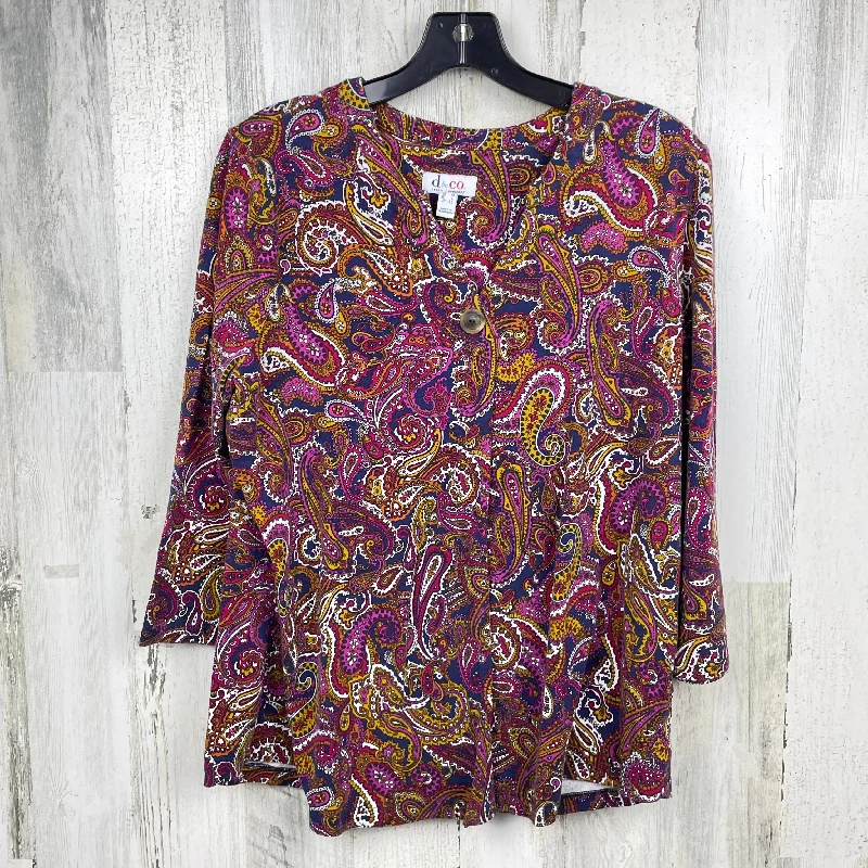 Price Reduction Top Short Sleeve By Denim And Company  Size: M