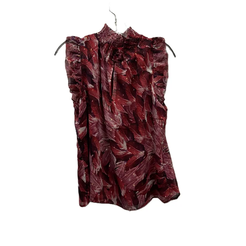 Huge Discounts Top Short Sleeve By White House Black Market In Red, Size: M