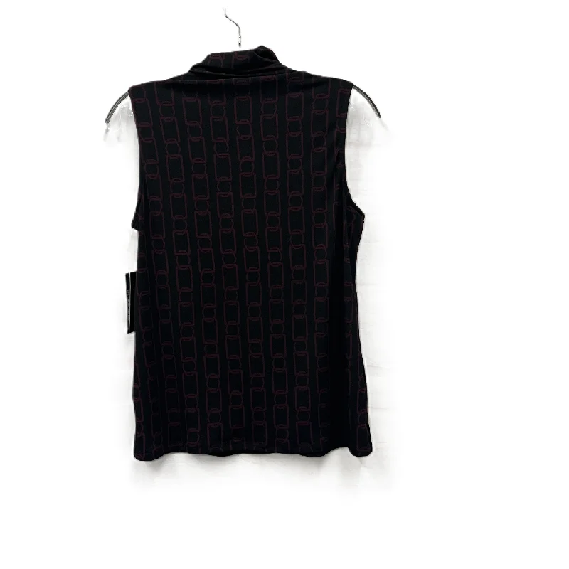 Final Clearance Top Sleeveless By Investments In Black, Size: S