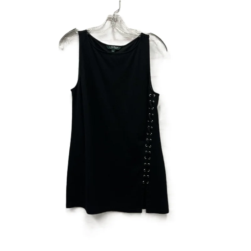 Stock Up and Save Top Sleeveless By Lauren By Ralph Lauren In Black, Size: S