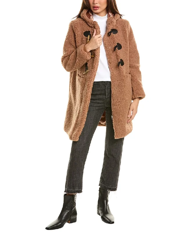 Steals and Deals Urban Republic Teddy Fleece Toggle Coat
