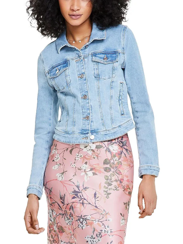 Early Bird Discount Womens Denim Short Trucker Jacket