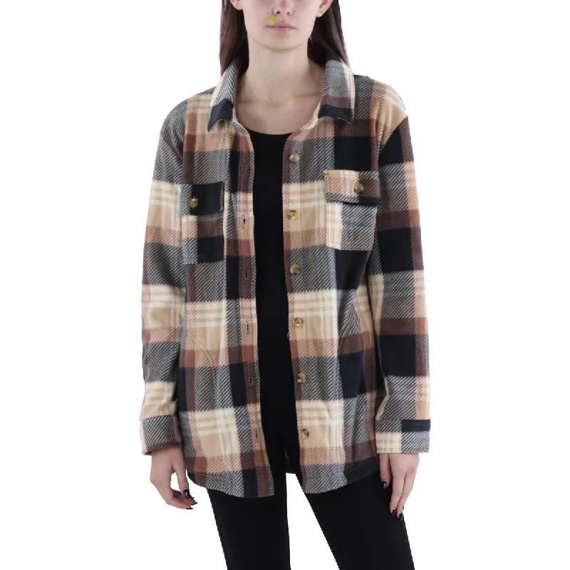 Today’s Deal Womens Fleece Lightweight Shirt Jacket