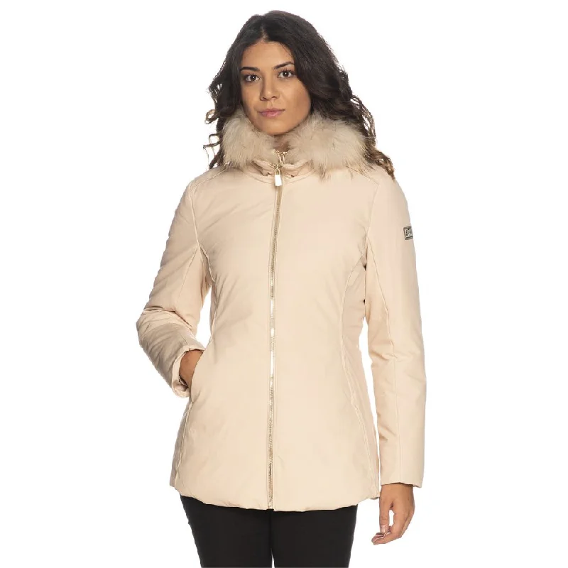 Major Savings Yes Zee Chic High-Collar Hooded Women's Jacket with Women's Fur