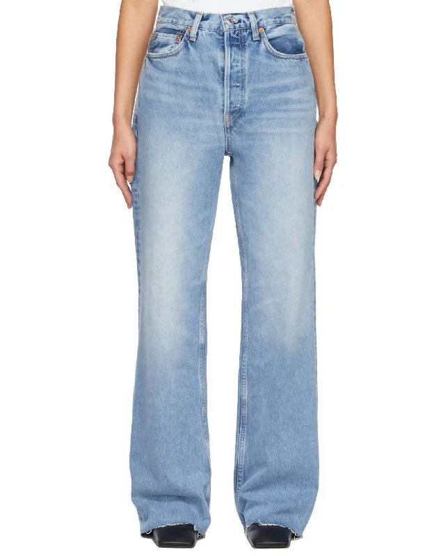 Reduced Prices 70's Ultra High Rise Wide Leg Jean In 60's Fade