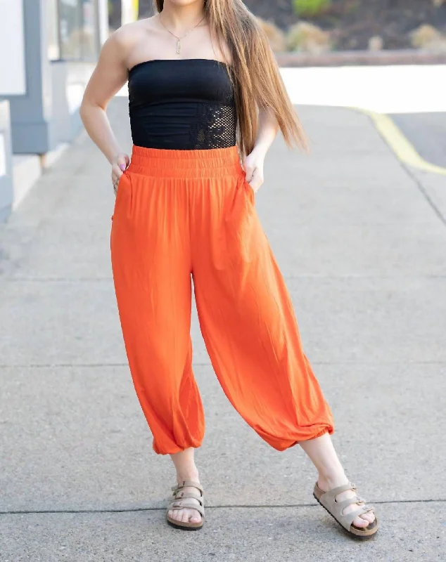 Deal Frenzy Ali Pant In Rust