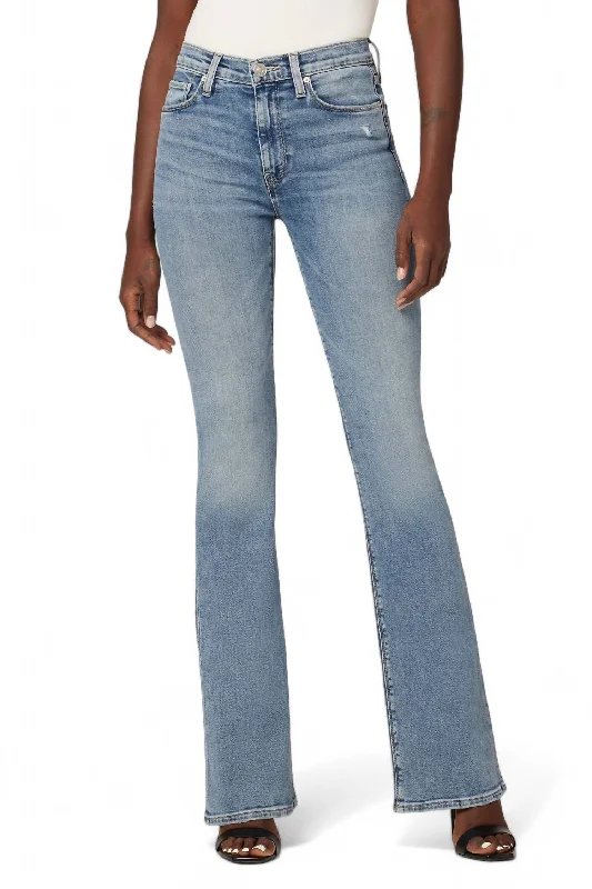 Super Bargain Barbara High-Rise Bootcut Jean In Pure Shores