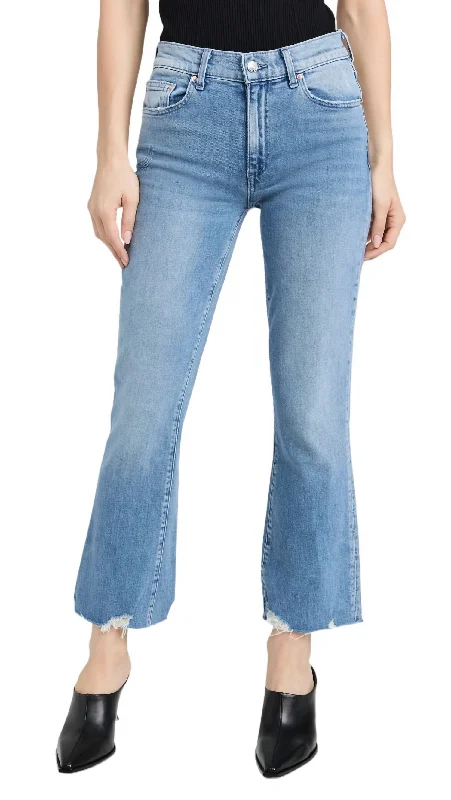 Overstock Bella Crop Flare Jean In Beach House