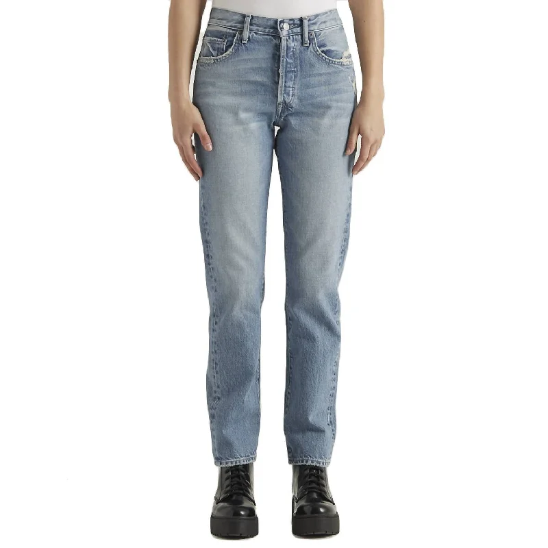 Fantastic Offers Cai Straight Leg Jean In Blue Shield