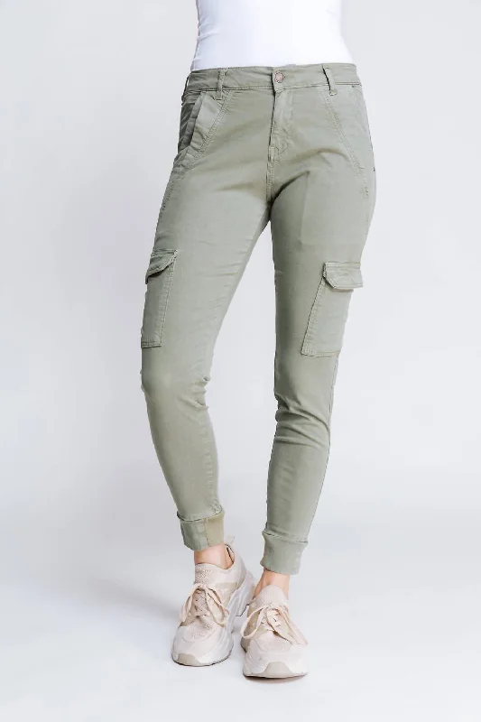 Year-End Sale Cargo Jogger Pants In Green