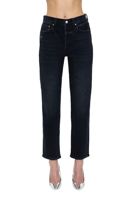 Incredible Offers Charlie High Rise Classic Straight Ankle Jean In Jubilee