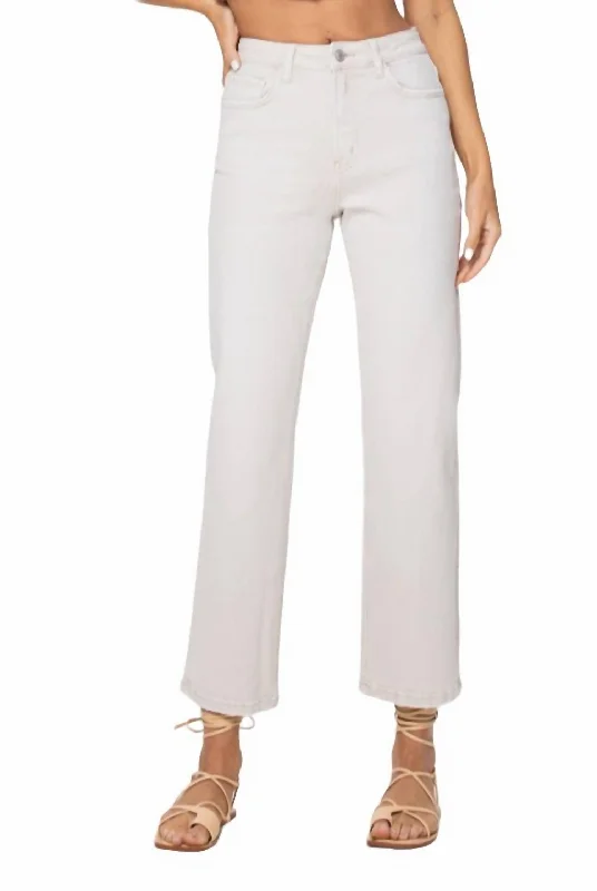 Lowest Prices Cropped Denim Pants In Off White