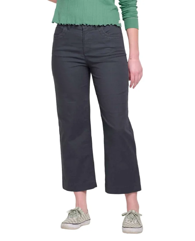 Bonus Savings Earthworks Wide Leg Pants In Soot