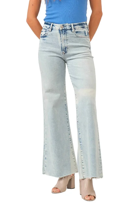Major Savings Fiona High Rise Wide Leg Jean In Tolleson