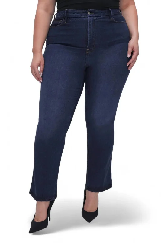 Daily Deals Good Curve Straight Jean In Indigo537