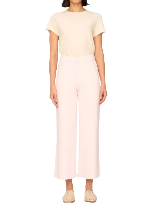 Price Cut Hepburn Wide Leg Jean In Rosewater