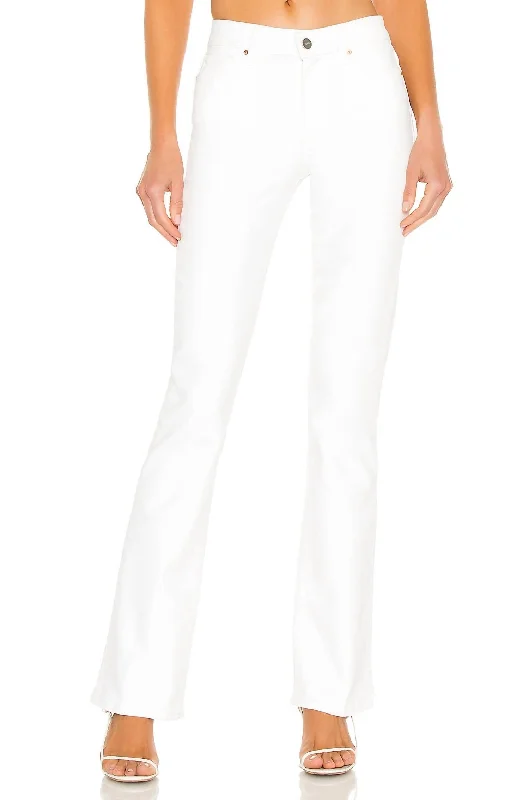 Extra Savings High Rise Manhattan 32" Boot Jean In Crisp White