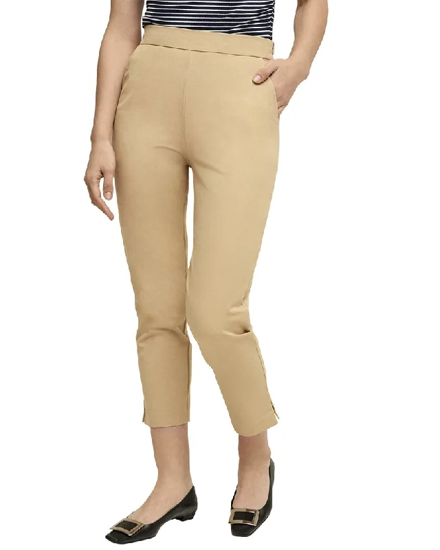 Special Savings Isaac Mizrahi Cropped Straight Leg Pant