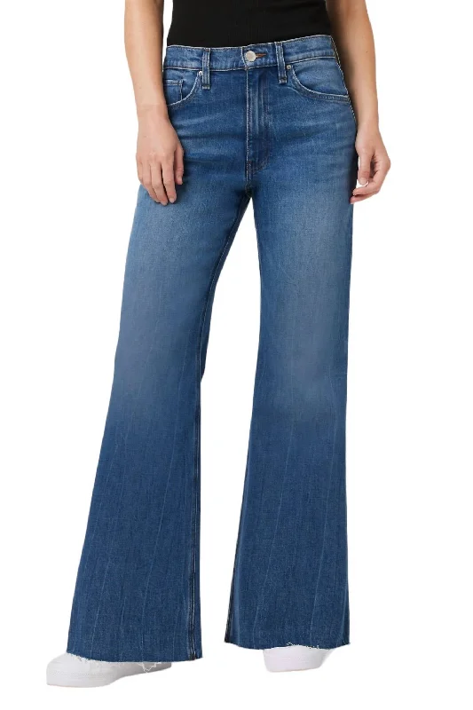 Unmissable Offer Jodie High Rise Flare Jean In Blue Water