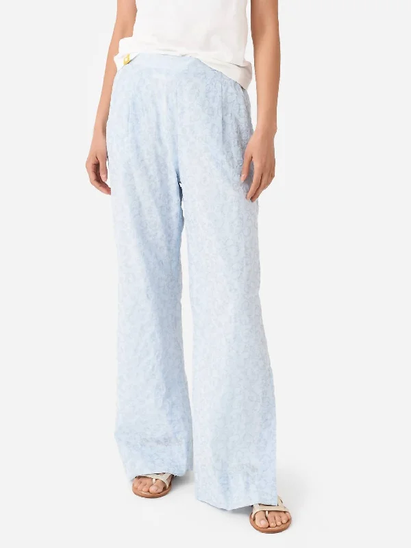 Deal Mania Jules Pant In Sky Bloom