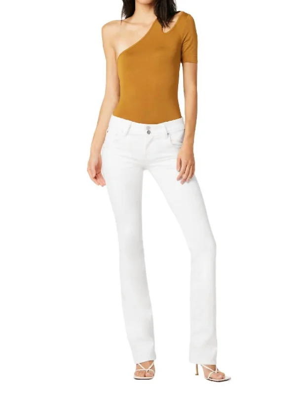 Low Prices Mid-Rise Baby Bootcut Jean In White