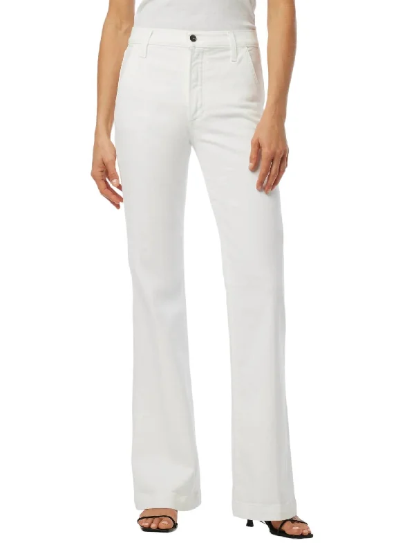 Hurry In Molly Trouser In White