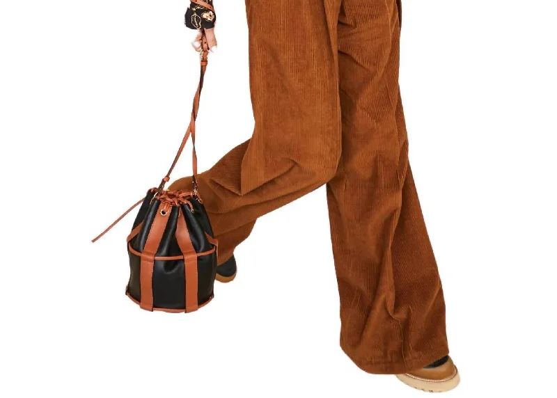 Best Bargains Nico Velvet Corduroy Trouser In Umber