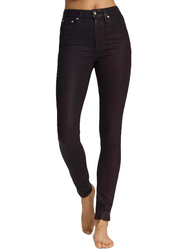 Daily Deals Nina Womens High Rise Denim Skinny Jeans