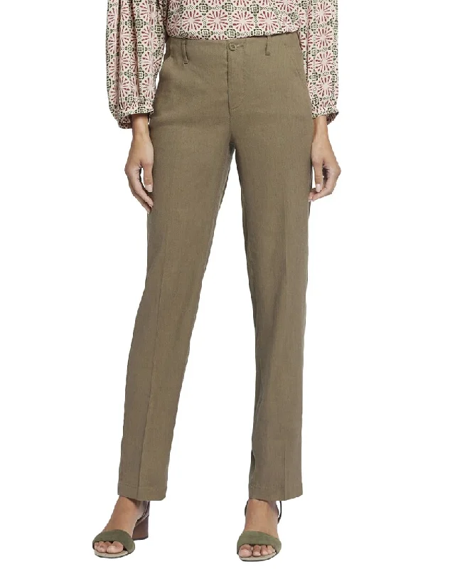Savings Galore NYDJ Marilyn Linen-Blend Trouser