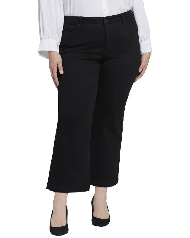Huge Discounts NYDJ Plus Julia Black Rinse Flare Jean