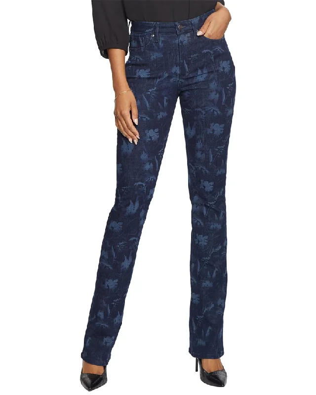 Flash Sale NYDJ Slim Bishop Floral Multi Laser Bootcut Jean
