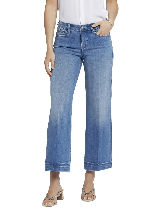 Stock Clearance NYDJ Teresa Riviera Sky Wide Leg Jean
