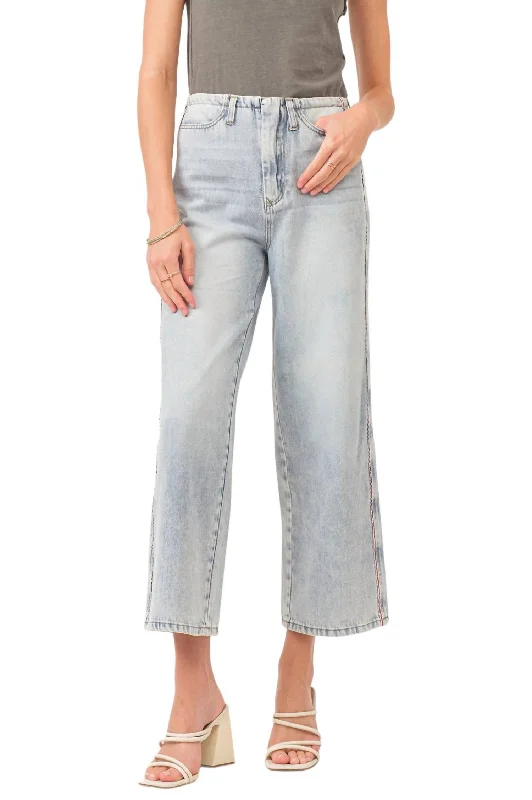Super Sale Polly High Rise Cropped Loose Straight Jean In Naples