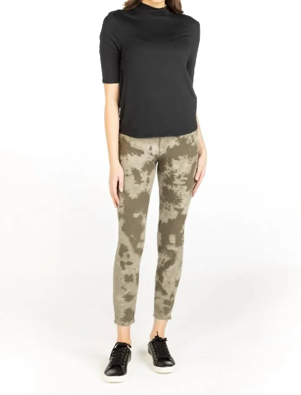 The Best Prices Printed Skinny Jeans In Olive Green