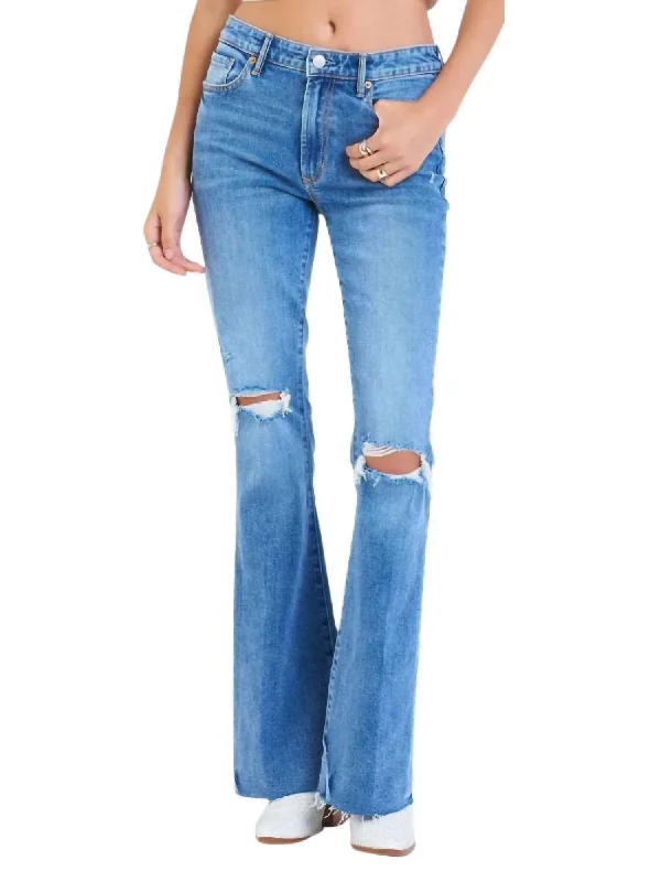 One-DAY Sale Rosa Rip Bootcut Jeans In San Clemente