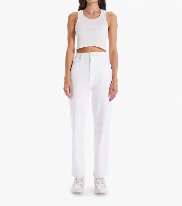 Limited Time Discount The High Waist Tunnel Vision Ankle Jeans In Totally Innocent