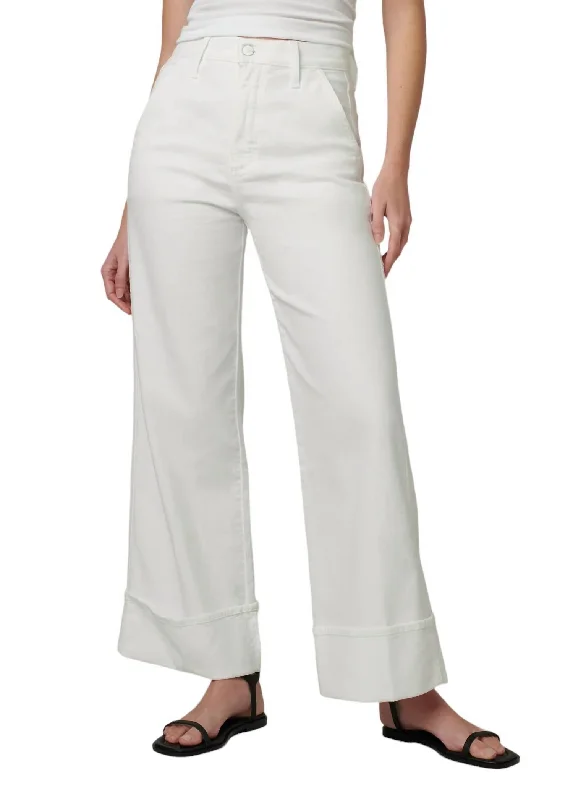Midnight Madness Trixie Trouser In Optic White