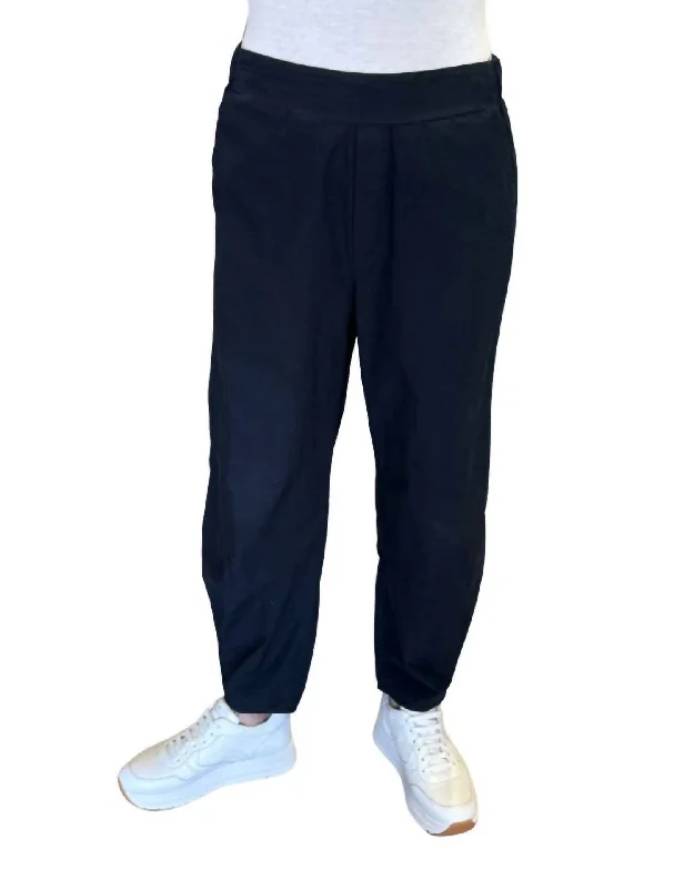 Clearance Event Women's Pleated Hem Trousers In New Navy