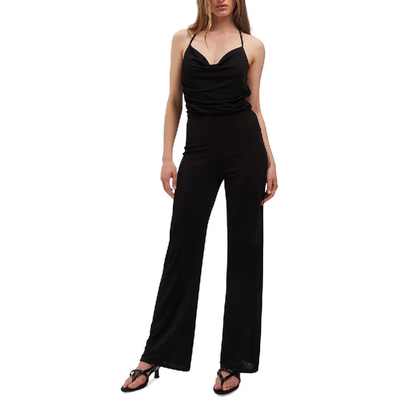Deal Mania Bardot Womens Covet Sheer  Jumpsuit