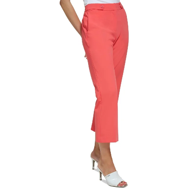 Lowest Price DKNY Womens Petites Crop  Flared Pants