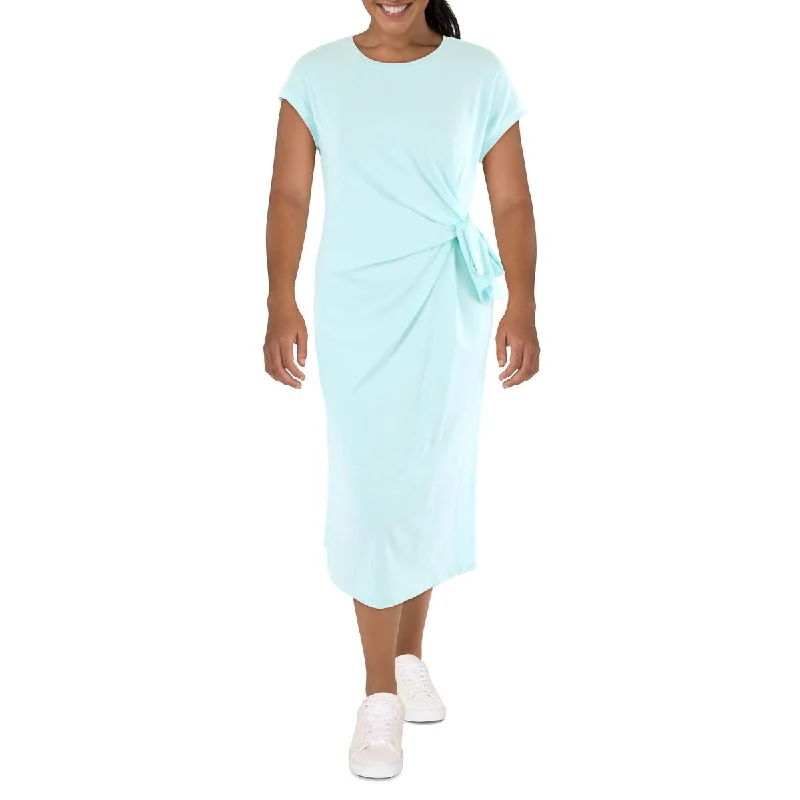 Price Rollback Gracia Womens Daytime Tea-Length T-Shirt Dress