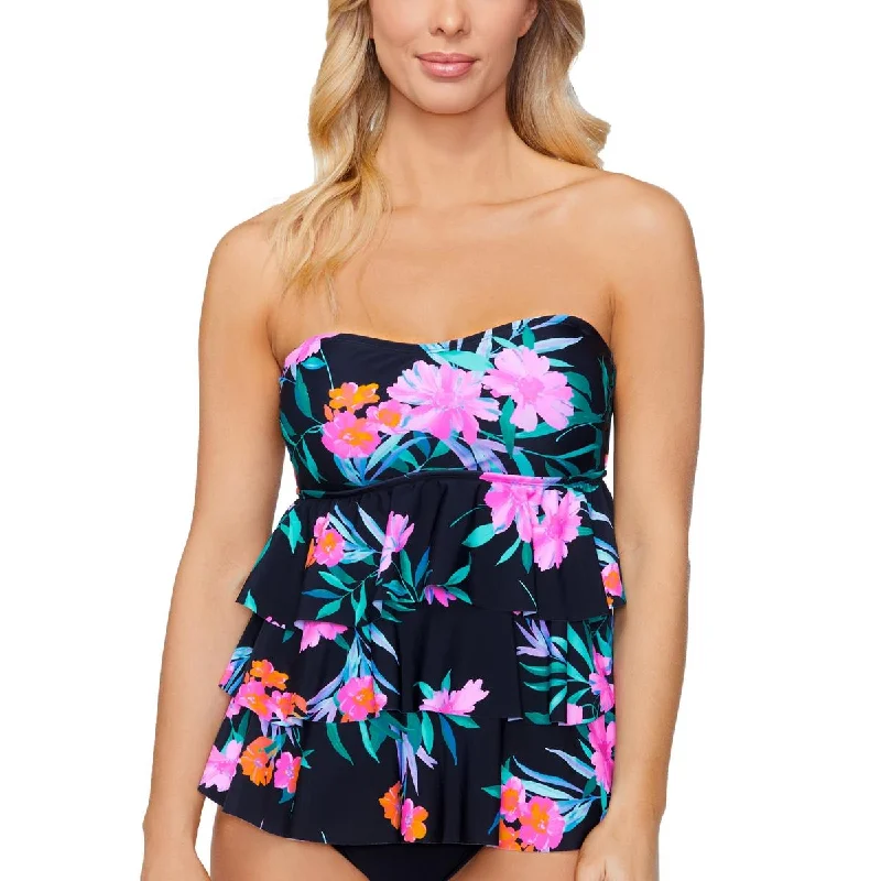 Island Escape Womens Beachwear Summer Tankini Swim Top