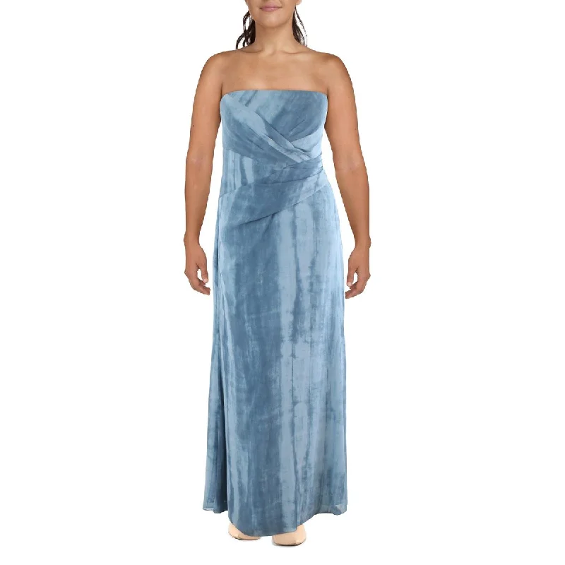 New Markdowns Lauren Ralph Lauren Womens Tie Dye Long Maxi Dress