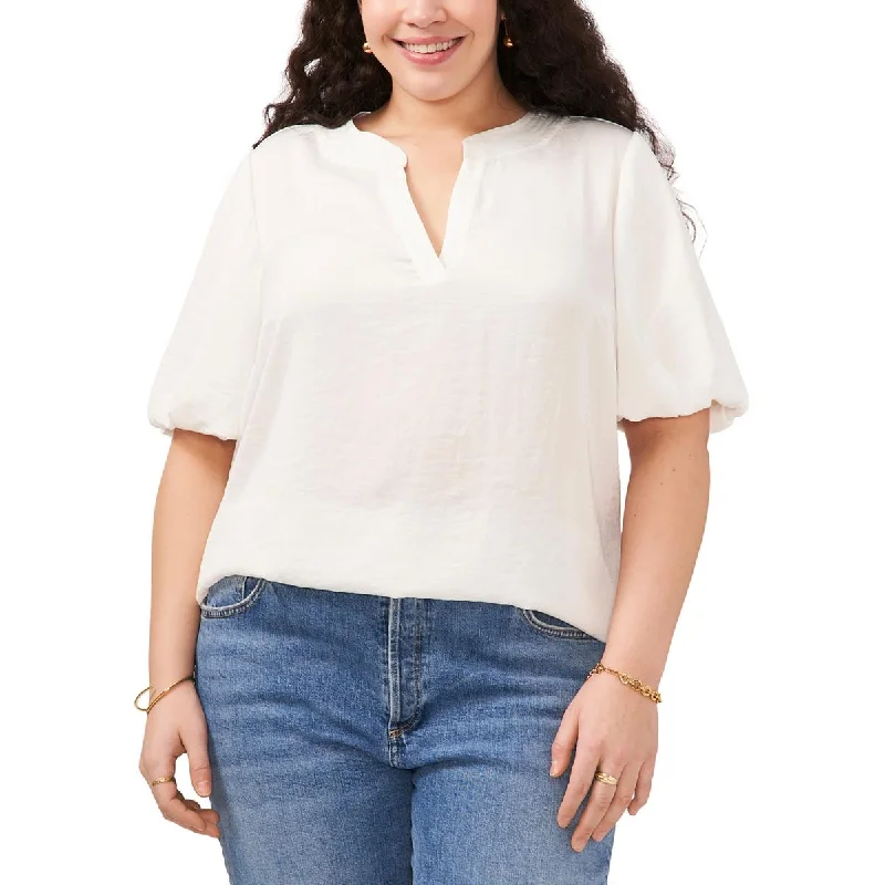 Sneak Peek Sale Vince Camuto Womens Plus Lightweight  Pullover Top