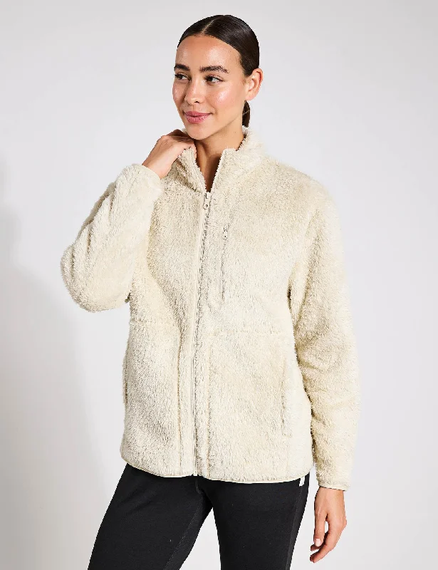 Special Savings Full-Zip Sherpa Jacket - Sandstone