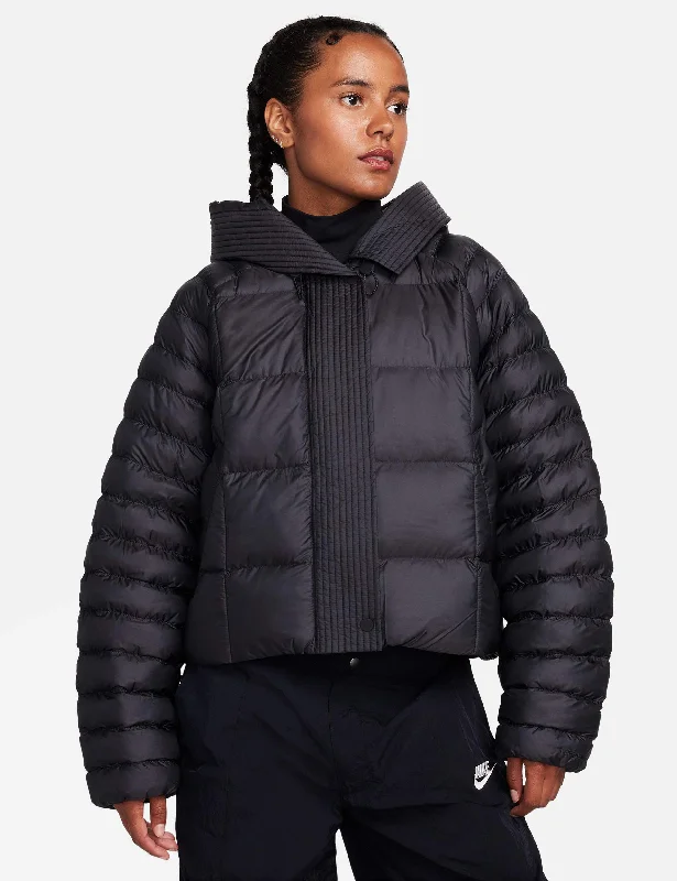 Exclusive Offers Sportswear Swoosh Puffer Oversized Hooded Jacket - Black/White