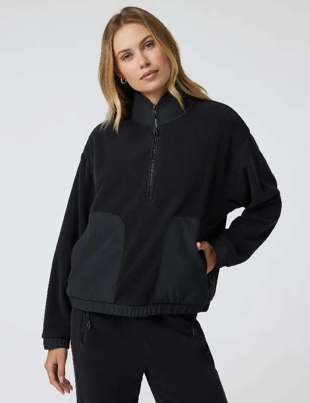 Extra Discounts Aspen Half Zip - Black