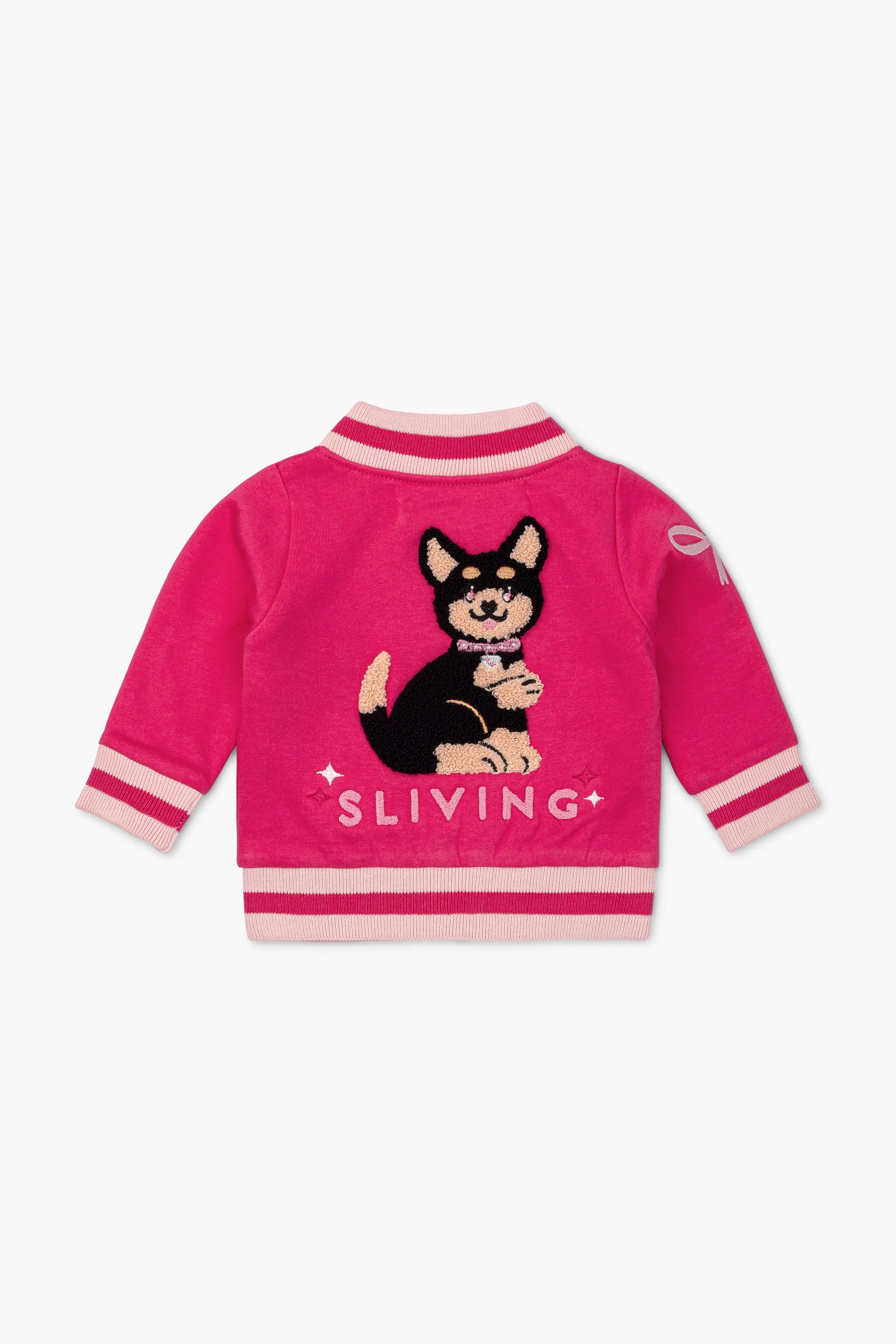 Fantastic Offers Zip Bomber Jacket_Paris Hilton Pink Sliving